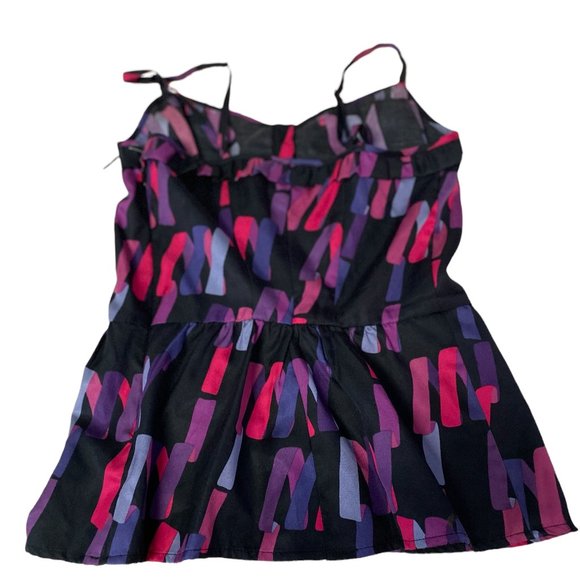 Marc by Marc Jacobs Silk peplum adjustable strap top Size 4 - Picture 6 of 6